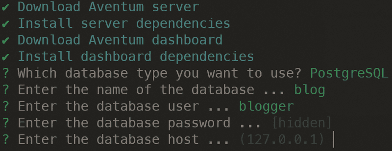 Enter Database Host